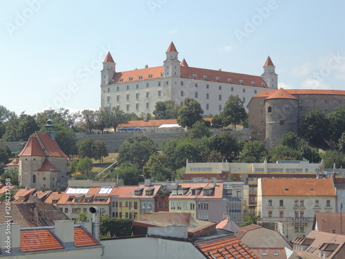 Photography View of Bratislava seen from a rooftop - Slovakia