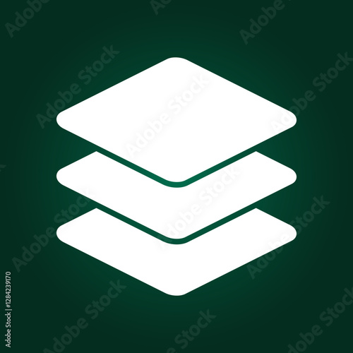 Layers trendy artwork gorgeous abstract vector illustration colorful valuable design