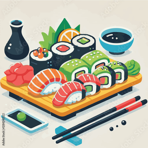 seafood, sushi, gourmet, fresh, delicious, rice, food, traditional, fish, japanese, cuisine, sashimi, maki, asian, tasty, culinary, healthy, salmon, roll, lunch, japan, seaweed, restaurant, dinner, as