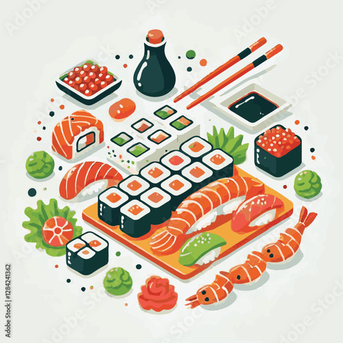 seafood, sushi, gourmet, fresh, delicious, rice, food, traditional, fish, japanese, cuisine, sashimi, maki, asian, tasty, culinary, healthy, salmon, roll, lunch, japan, seaweed, restaurant, dinner, as