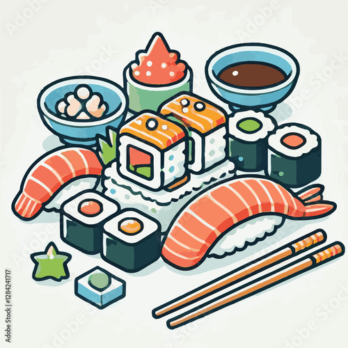 seafood, sushi, gourmet, fresh, delicious, rice, food, traditional, fish, japanese, cuisine, sashimi, maki, asian, tasty, culinary, healthy, salmon, roll, lunch, japan, seaweed, restaurant, dinner, as