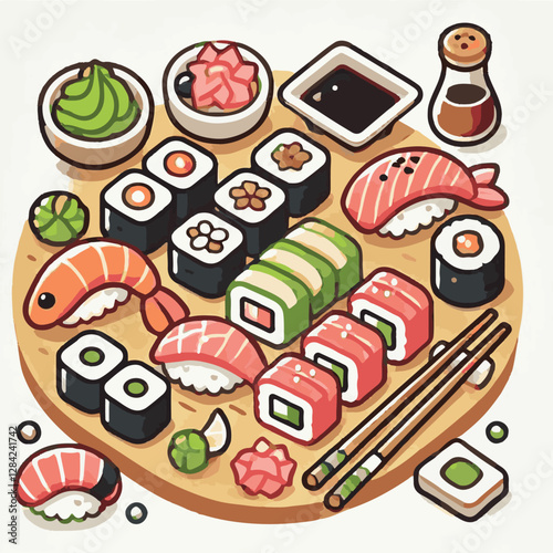 seafood, sushi, gourmet, fresh, delicious, rice, food, traditional, fish, japanese, cuisine, sashimi, maki, asian, tasty, culinary, healthy, salmon, roll, lunch, japan, seaweed, restaurant, dinner, as