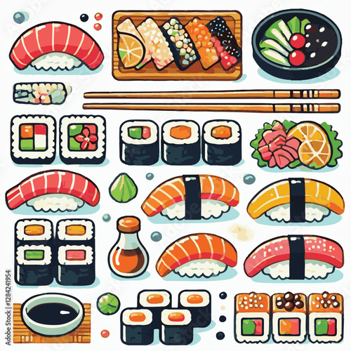 seafood, sushi, gourmet, fresh, delicious, rice, food, traditional, fish, japanese, cuisine, sashimi, maki, asian, tasty, culinary, healthy, salmon, roll, lunch, japan, seaweed, restaurant, dinner, as