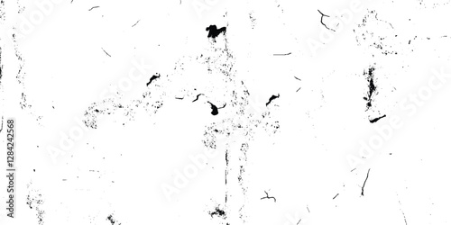 Weathered Concrete Wall Texture - A close up of a weathered concrete wall with cracks and peeling paint. It has a rough texture and shows the signs of time and use.
