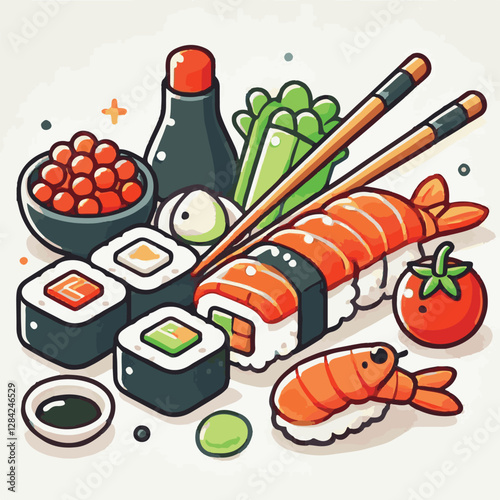 seafood, sushi, gourmet, fresh, delicious, rice, food, traditional, fish, japanese, cuisine, sashimi, maki, asian, tasty, culinary, healthy, salmon, roll, lunch, japan, seaweed, restaurant, dinner, as
