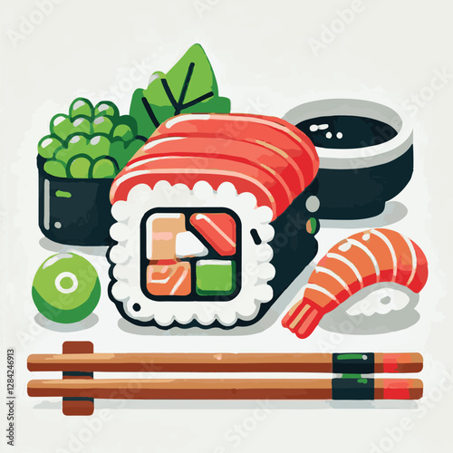seafood, sushi, gourmet, fresh, delicious, rice, food, traditional, fish, japanese, cuisine, sashimi, maki, asian, tasty, culinary, healthy, salmon, roll, lunch, japan, seaweed, restaurant, dinner, as