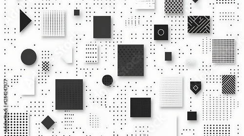 Abstract shapes background design