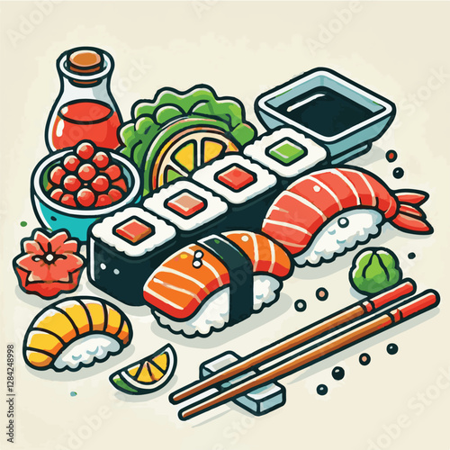 seafood, sushi, gourmet, fresh, delicious, rice, food, traditional, fish, japanese, cuisine, sashimi, maki, asian, tasty, culinary, healthy, salmon, roll, lunch, japan, seaweed, restaurant, dinner, as