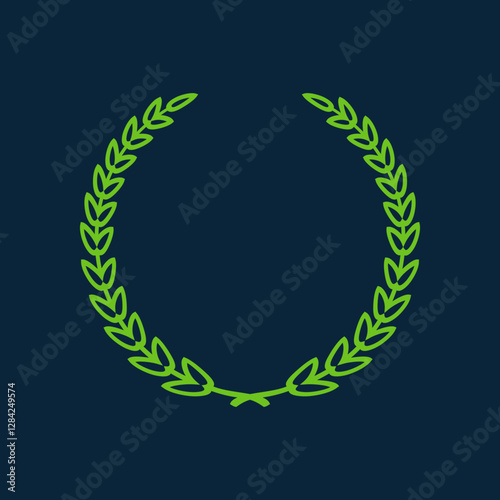 Insignia trendy artwork handsome abstract vector illustration colorful valuable design