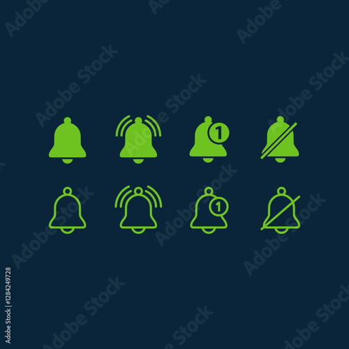 Notification trendy artwork handsome abstract vector illustration colorful valuable design