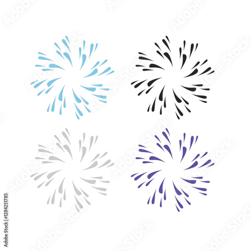 Water Splash Sign Symbol Logo Vector
