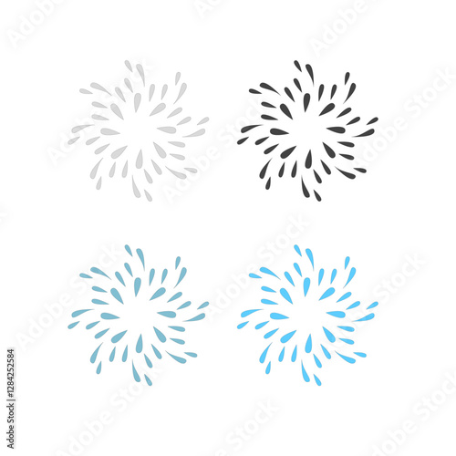 Water Splash Sign Symbol Logo Vector
