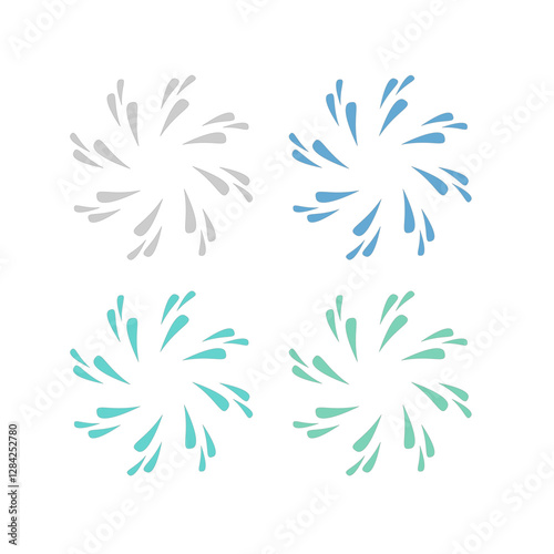 Water Splash Sign Symbol Logo Vector