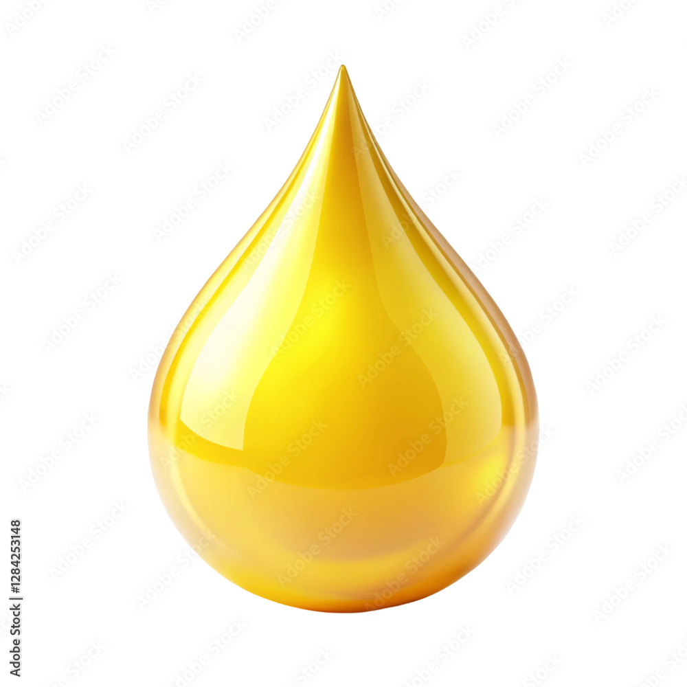 Yellow drop isolated on transparent background
Yellow drop isolated on transparent background