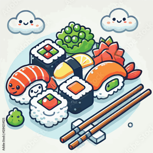 seafood, sushi, gourmet, fresh, delicious, rice, food, traditional, fish, japanese, cuisine, sashimi, maki, asian, tasty, culinary, healthy, salmon, roll, lunch, japan, seaweed, restaurant, dinner, as