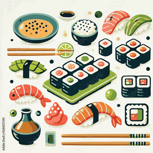 seafood, sushi, gourmet, fresh, delicious, rice, food, traditional, fish, japanese, cuisine, sashimi, maki, asian, tasty, culinary, healthy, salmon, roll, lunch, japan, seaweed, restaurant, dinner, as