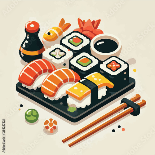 seafood, sushi, gourmet, fresh, delicious, rice, food, traditional, fish, japanese, cuisine, sashimi, maki, asian, tasty, culinary, healthy, salmon, roll, lunch, japan, seaweed, restaurant, dinner, as