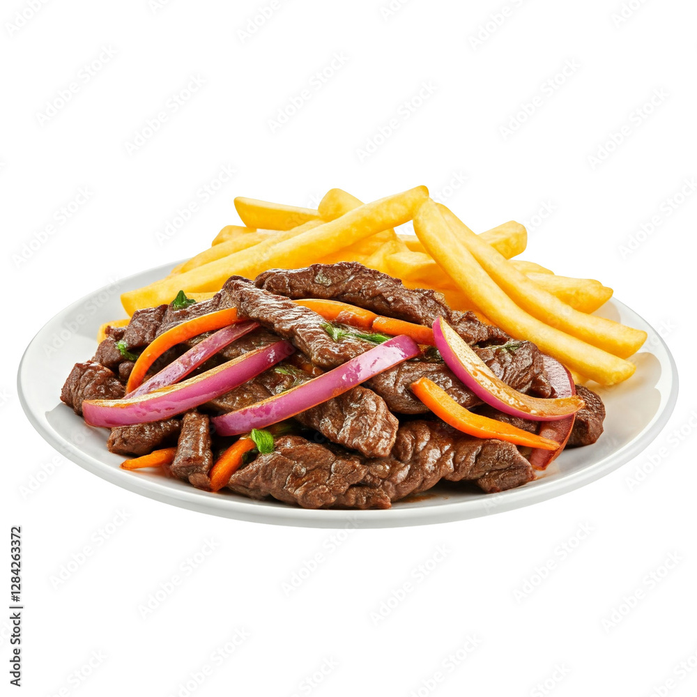 Peruvian Lomo Saltado – Stir-Fried Beef with Fries & Bold Flavors Peruvian Lomo Saltado – Stir-Fried Beef with Fries & Bold Flavors