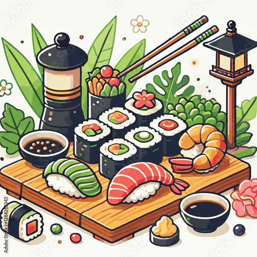 seafood, sushi, gourmet, fresh, delicious, rice, food, traditional, fish, japanese, cuisine, sashimi, maki, asian, tasty, culinary, healthy, salmon, roll, lunch, japan, seaweed, restaurant, dinner, as
