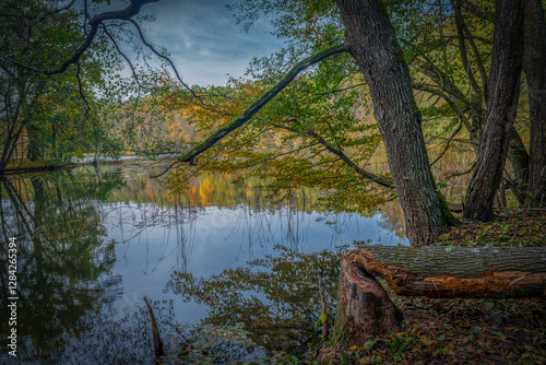 Fototapeta Naklejka Na Ścianę i Meble -  Jesień na Mazurach.