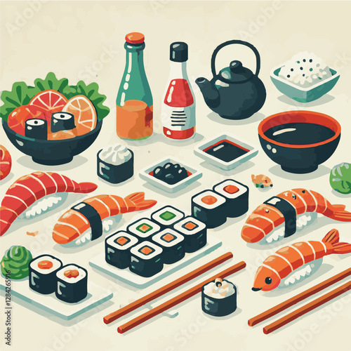 seafood, sushi, gourmet, fresh, delicious, rice, food, traditional, fish, japanese, cuisine, sashimi, maki, asian, tasty, culinary, healthy, salmon, roll, lunch, japan, seaweed, restaurant, dinner, as