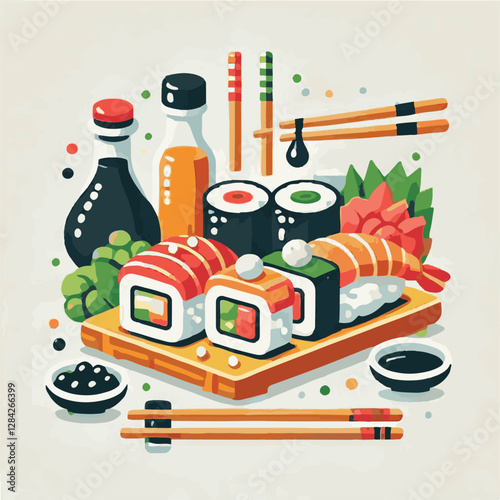 seafood, sushi, gourmet, fresh, delicious, rice, food, traditional, fish, japanese, cuisine, sashimi, maki, asian, tasty, culinary, healthy, salmon, roll, lunch, japan, seaweed, restaurant, dinner, as