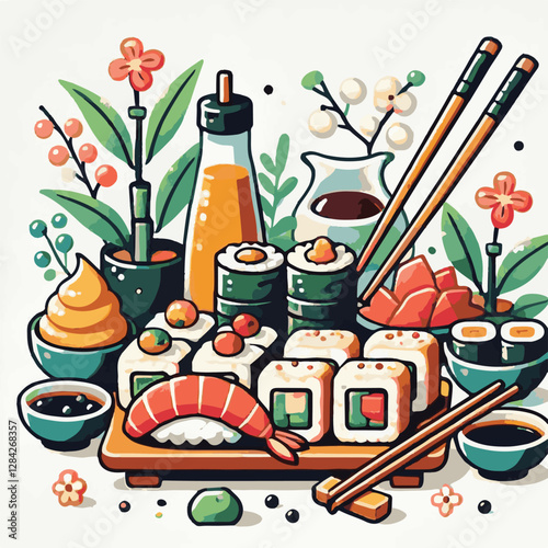 seafood, sushi, gourmet, fresh, delicious, rice, food, traditional, fish, japanese, cuisine, sashimi, maki, asian, tasty, culinary, healthy, salmon, roll, lunch, japan, seaweed, restaurant, dinner, as