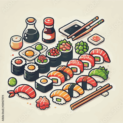 seafood, sushi, gourmet, fresh, delicious, rice, food, traditional, fish, japanese, cuisine, sashimi, maki, asian, tasty, culinary, healthy, salmon, roll, lunch, japan, seaweed, restaurant, dinner, as