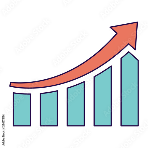 increase graph icon