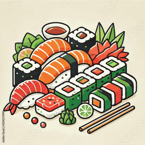 seafood, sushi, gourmet, fresh, delicious, rice, food, traditional, fish, japanese, cuisine, sashimi, maki, asian, tasty, culinary, healthy, salmon, roll, lunch, japan, seaweed, restaurant, dinner, as