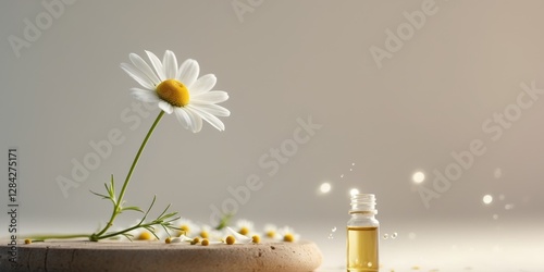The healing power of chamomile essential oil.