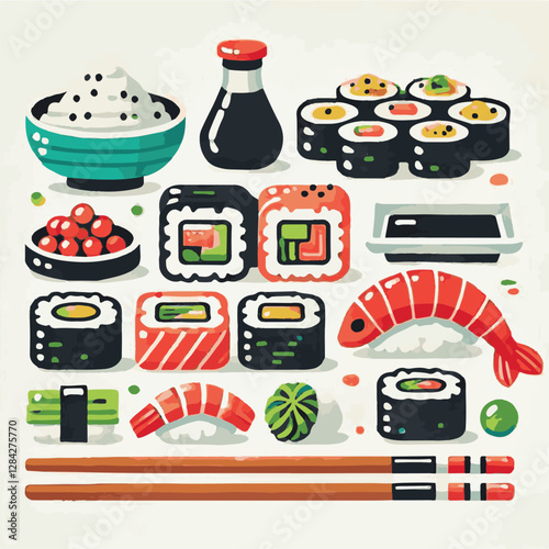 seafood, sushi, gourmet, fresh, delicious, rice, food, traditional, fish, japanese, cuisine, sashimi, maki, asian, tasty, culinary, healthy, salmon, roll, lunch, japan, seaweed, restaurant, dinner, as