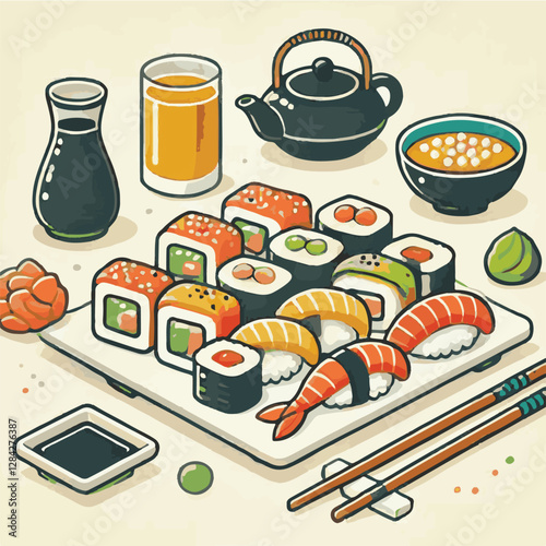 seafood, sushi, gourmet, fresh, delicious, rice, food, traditional, fish, japanese, cuisine, sashimi, maki, asian, tasty, culinary, healthy, salmon, roll, lunch, japan, seaweed, restaurant, dinner, as