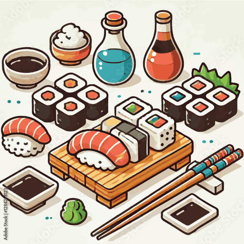 seafood, sushi, gourmet, fresh, delicious, rice, food, traditional, fish, japanese, cuisine, sashimi, maki, asian, tasty, culinary, healthy, salmon, roll, lunch, japan, seaweed, restaurant, dinner, as