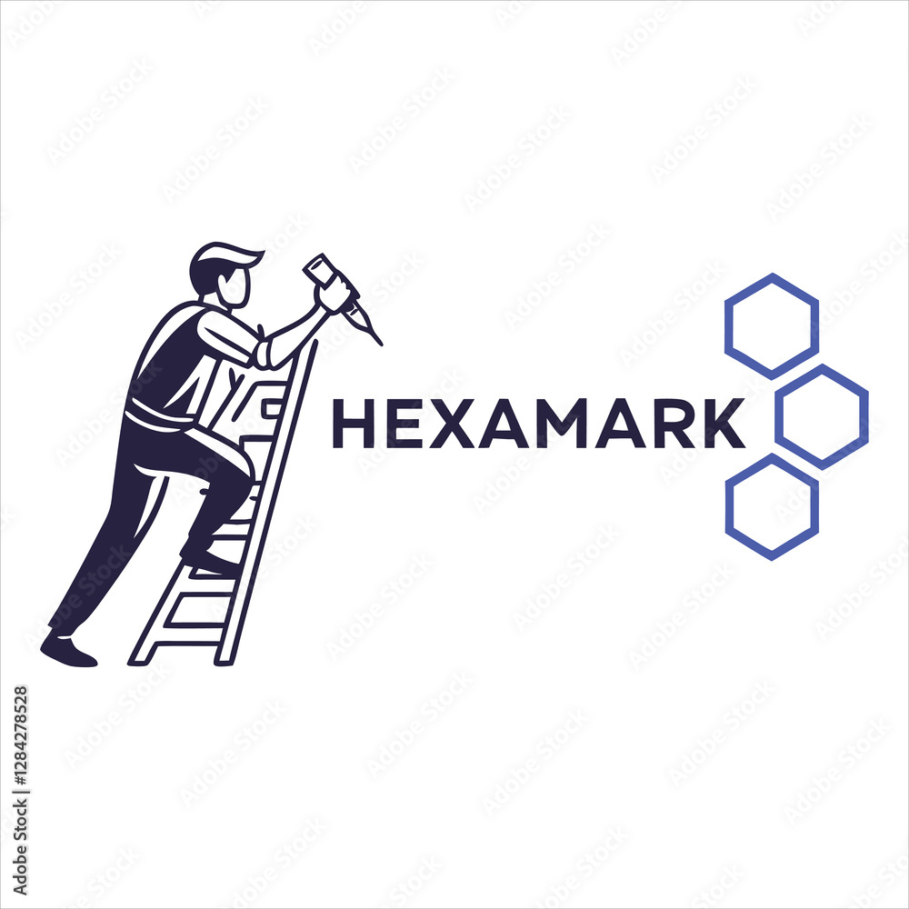 HexaMark Professional Business Logo Design HexaMark Professional Business Logo Design