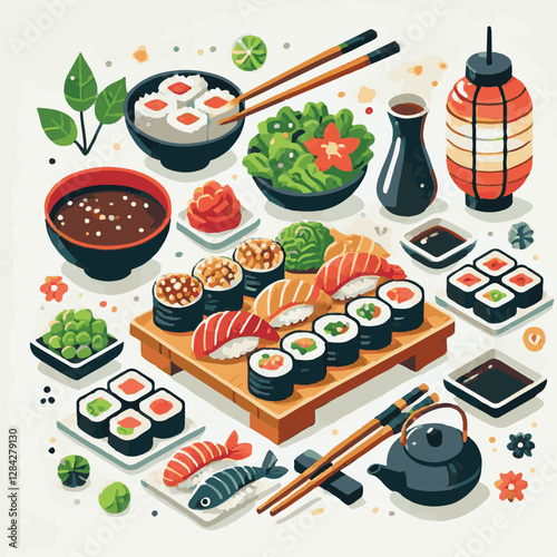 seafood, sushi, gourmet, fresh, delicious, rice, food, traditional, fish, japanese, cuisine, sashimi, maki, asian, tasty, culinary, healthy, salmon, roll, lunch, japan, seaweed, restaurant, dinner, as