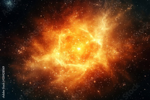 space night sky with cloud and star, abstract background. High quality photo