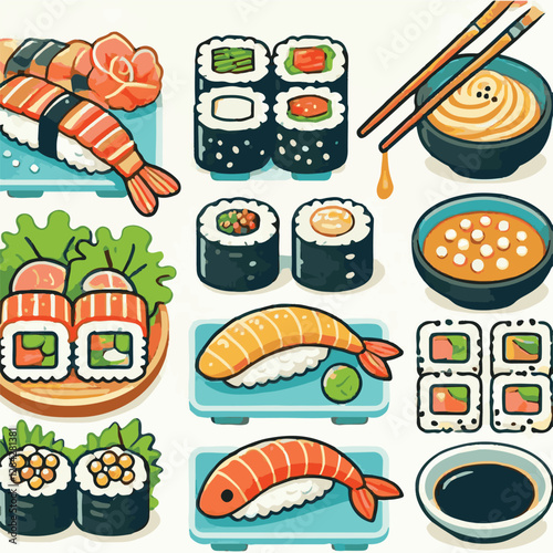 seafood, sushi, gourmet, fresh, delicious, rice, food, traditional, fish, japanese, cuisine, sashimi, maki, asian, tasty, culinary, healthy, salmon, roll, lunch, japan, seaweed, restaurant, dinner, as