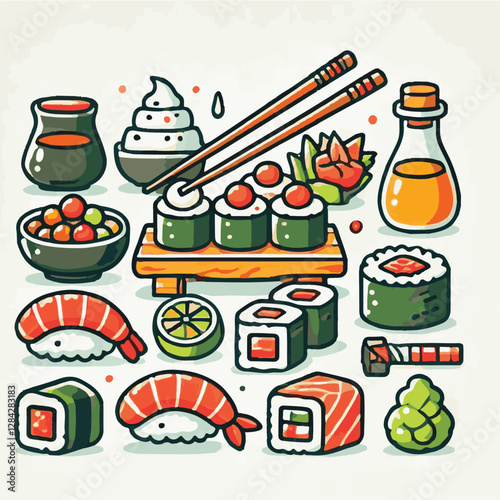 seafood, sushi, gourmet, fresh, delicious, rice, food, traditional, fish, japanese, cuisine, sashimi, maki, asian, tasty, culinary, healthy, salmon, roll, lunch, japan, seaweed, restaurant, dinner, as