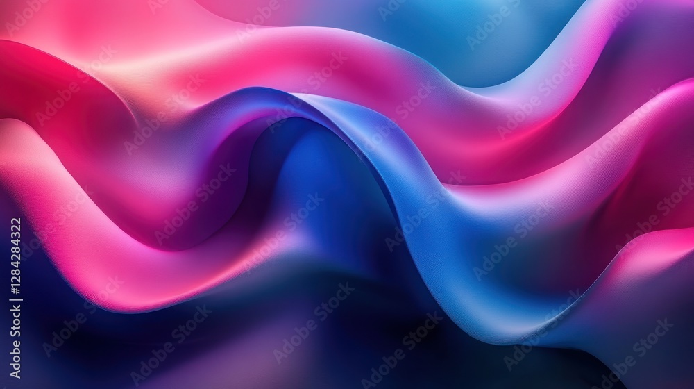 Fototapeta premium Abstract vibrant flowing colors background