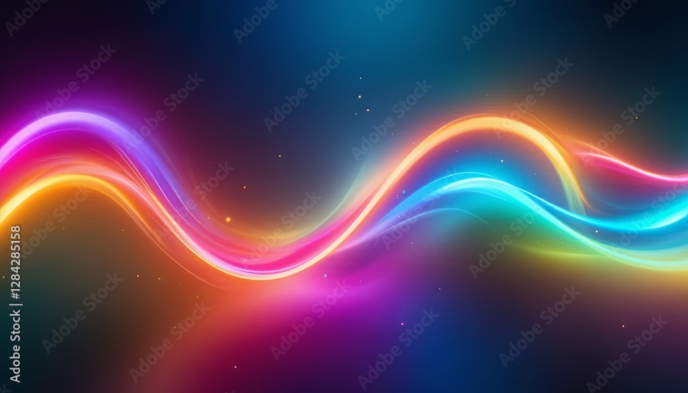 Dynamic light waves abstract art digital background colorful display vibrant patterns Dynamic light waves abstract art digital background colorful display vibrant patterns