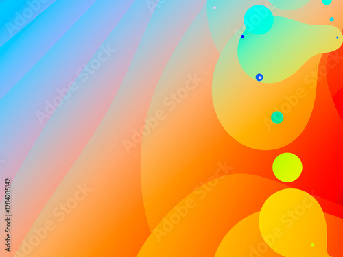 trendy geometric abstract yellow background with dynamic composition