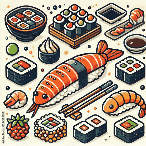 seafood, sushi, gourmet, fresh, delicious, rice, food, traditional, fish, japanese, cuisine, sashimi, maki, asian, tasty, culinary, healthy, salmon, roll, lunch, japan, seaweed, restaurant, dinner, as