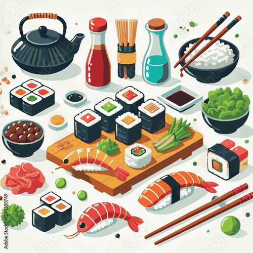 seafood, sushi, gourmet, fresh, delicious, rice, food, traditional, fish, japanese, cuisine, sashimi, maki, asian, tasty, culinary, healthy, salmon, roll, lunch, japan, seaweed, restaurant, dinner, as