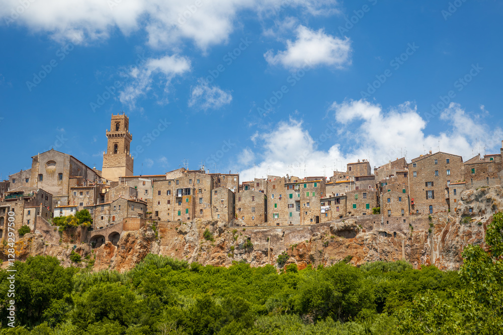 Sunny Summer Day in an Old Italian Town Sunny Summer Day in an Old Italian Town