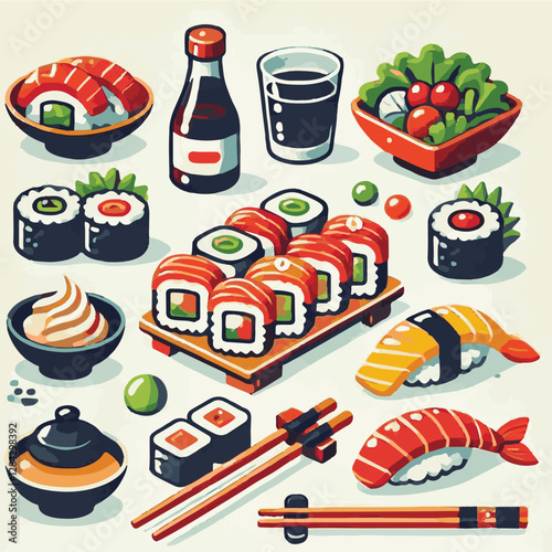 seafood, sushi, gourmet, fresh, delicious, rice, food, traditional, fish, japanese, cuisine, sashimi, maki, asian, tasty, culinary, healthy, salmon, roll, lunch, japan, seaweed, restaurant, dinner, as