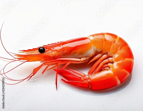 Wallpaper Mural A shrimp on a white background Torontodigital.ca