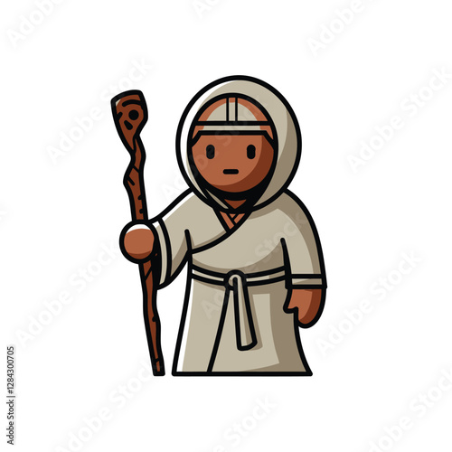 2d vector illustration for cartoon character design for kids and comic book stickers printing and cartoon movie 

