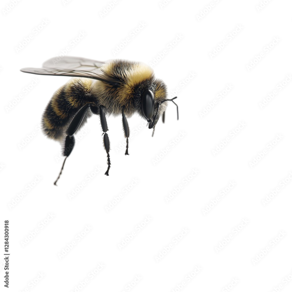 A Busy Bee in Flight Abstract Art Nature Beauty A Busy Bee in Flight Abstract Art Nature Beauty