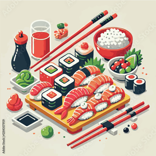 seafood, sushi, gourmet, fresh, delicious, rice, food, traditional, fish, japanese, cuisine, sashimi, maki, asian, tasty, culinary, healthy, salmon, roll, lunch, japan, seaweed, restaurant, dinner, as